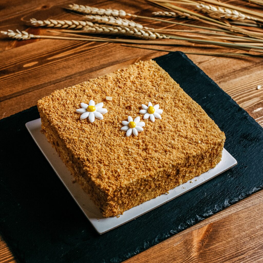 square shape cake