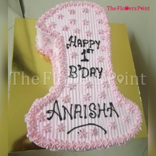 1st Birthday Cake Delivered in Lucknow