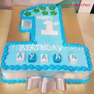 1st Birthday Cake Delivered in Delhi