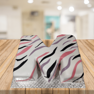 M Digit Fondant Cake