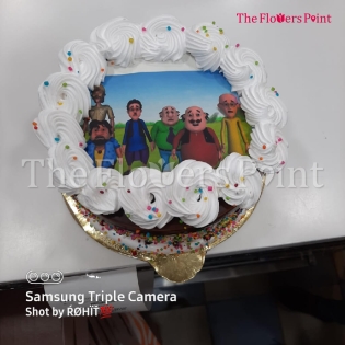 Motu Patlu Photo Cake Delivered in Sahibabad