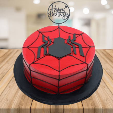 Happy Birthday Spiderman Cake