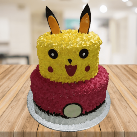 Pokemon Rose 2 Tier Cake