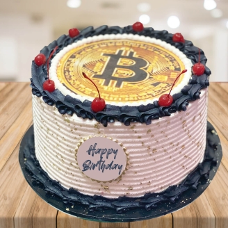 Bitcoin Photo Cake 