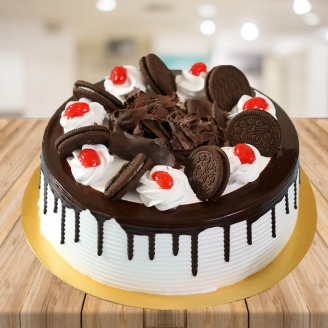 Delicious Black Forest Oreo Cake