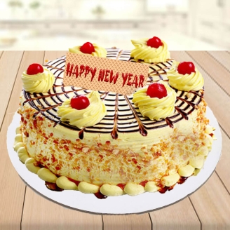 New Year Butterscotch Cake