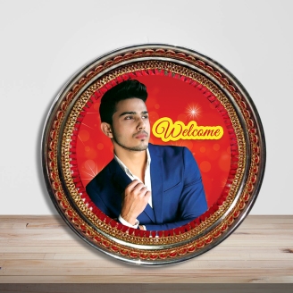 Photo Printed Wedding Plate