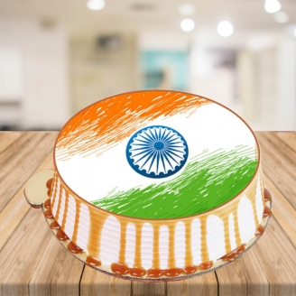 Independence Day Photo Cake