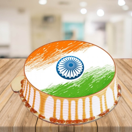 Independence Day Photo Cake