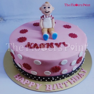 Cocomelon Fondant Cake Delivered in Secunderabad