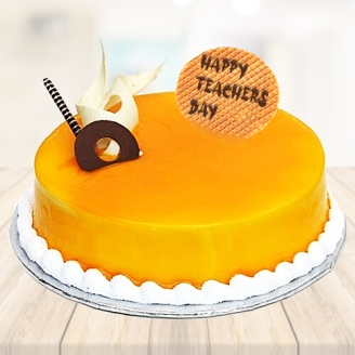 Teacher's Day Mango Fruit Cake