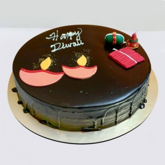 Chocolate Cake For Diwali