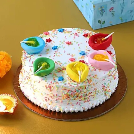 Vanilla Cake For Diwali