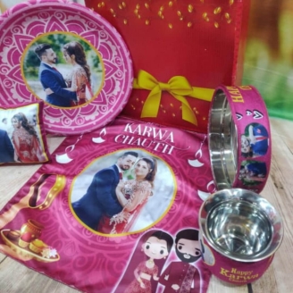 Customized Karwa Chauth Thali Set
