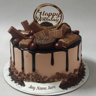 Sweet Chocolate Birthday Cake