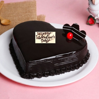Valentine Day Chocolate Cake
