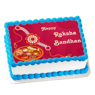 Raksha Bandhan Photo Cake
