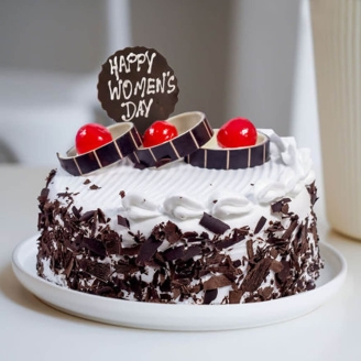 Women Day Black Forest Cake