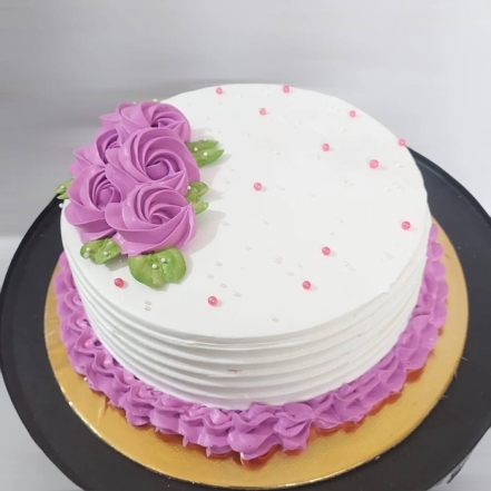 Floral Vanilla Cake