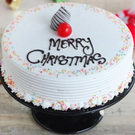 Delicious Merry Christmas Cake