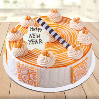 New Year Sweet Butterscotch Cake