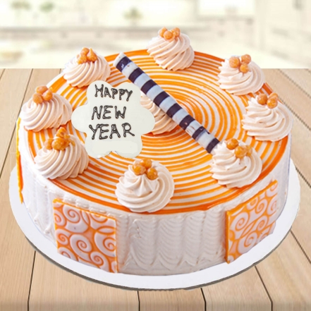 New Year Sweet Butterscotch Cake