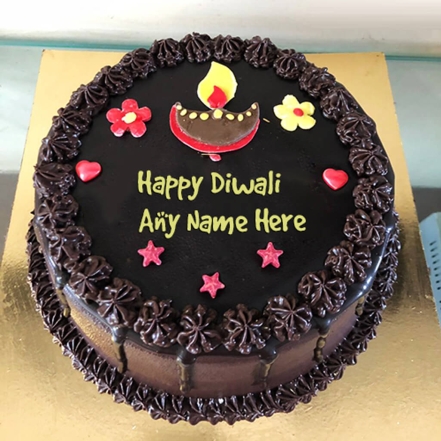 Diwali Chocolate Cake