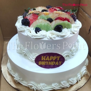 Fresh Fruit Cake Delivered in Delhi