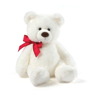 6 Inch White Cute Teddy