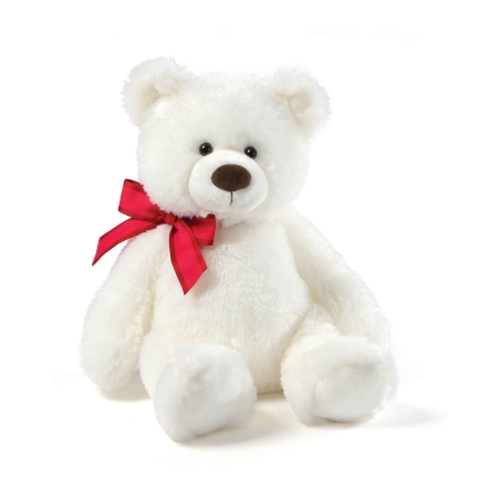 6 Inch White Cute Teddy