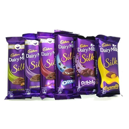 6 Dairy Milk Silk Chocolates