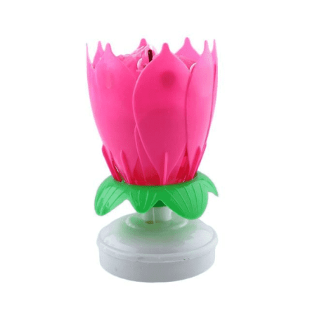 Musical Lotus Candle