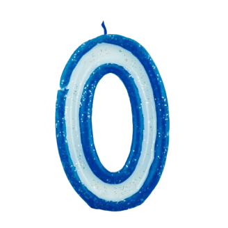 Zero Number Cake Candle