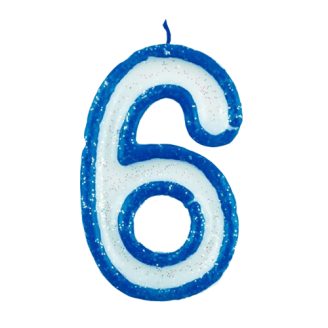 Six Number Cake Candle