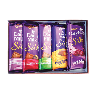 Pack Of 5 Dairy Milk Silk