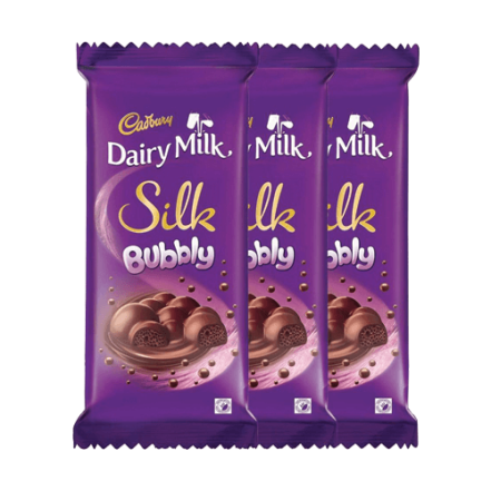 Pack Of 3 Dairy Milk Silk