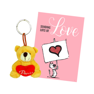 Greeting Card With Free Teddy Bear