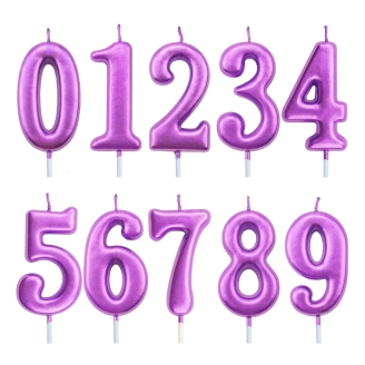 Birthday number Candles (1pc)