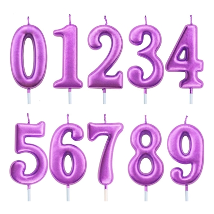 Birthday number Candles (1pc)