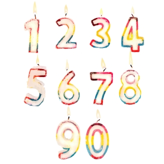 Multi Colour Candles (1pc)