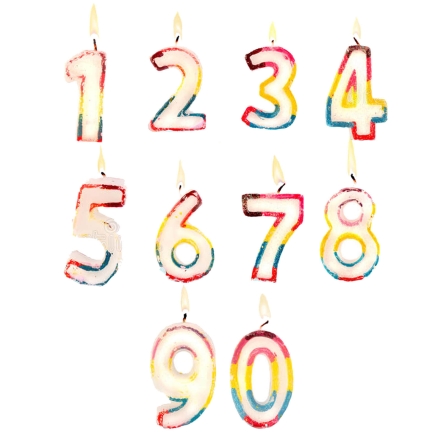 Multi Colour Candles (1pc)