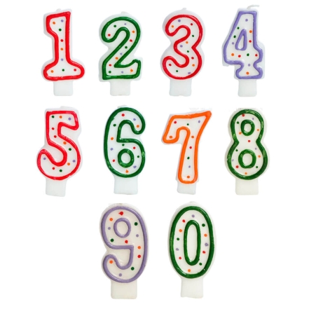 Number Candles (1pc)
