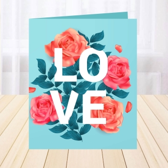 Valentine's Greeting Card