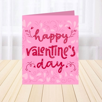 Deep Pink Valentine's Day Wishes