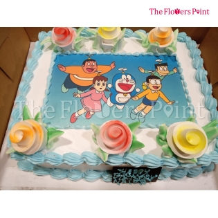 Doraemon Photo Cake delivered in Hapur