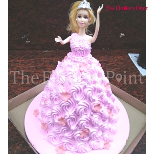 Barbie Doll Cake delivered in Mau
