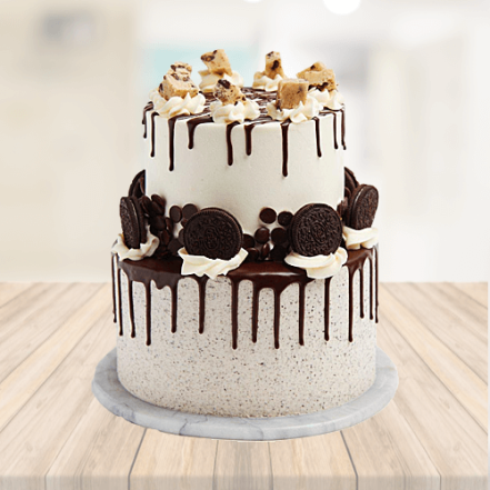 Oreo Chocolate 2 Tier Cake