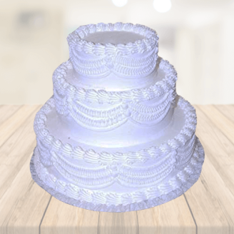 Pure Vanilla 3 Tier Cake