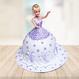 Premium Cute Princess Barbie Doll Cake