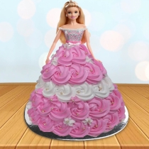 Princess Rose Doll Cake